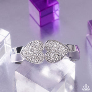 Open Door Jewelry - Romantic Rhapsody - White Bracelet - Paparazzi Accessories
