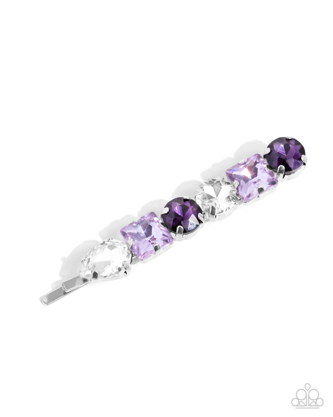 five-dollar-jewelry-emblazoned-elegance-purple-hair clip-paparazzi-accessories