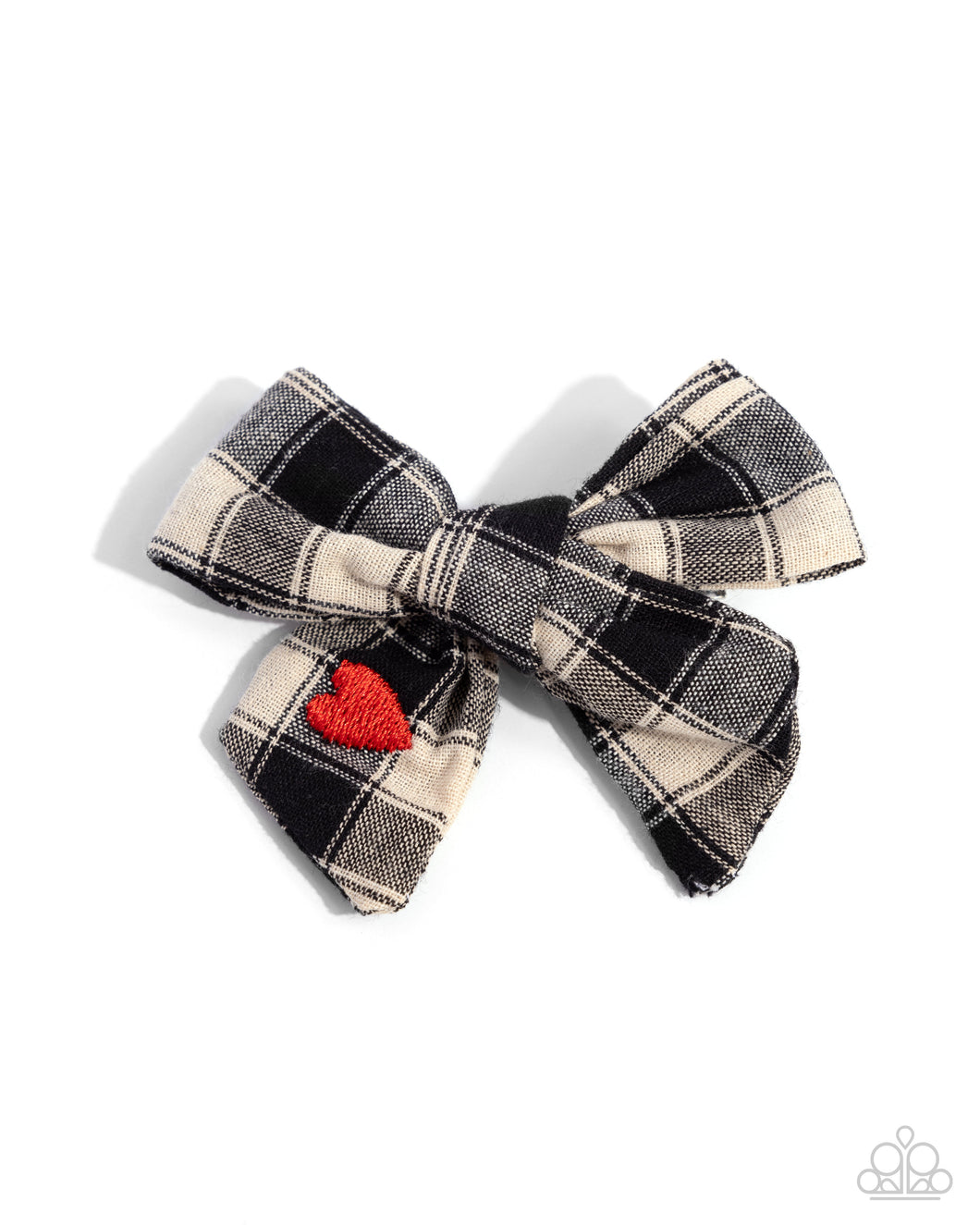 five-dollar-jewelry-plaid-picnic-black-hair clip-paparazzi-accessories