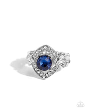 Load image into Gallery viewer, five-dollar-jewelry-undefeated-dazzle-blue-ring-paparazzi-accessories
