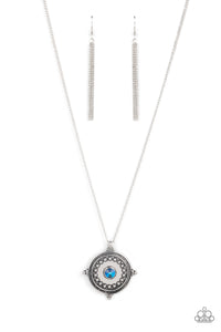 five-dollar-jewelry-compass-composure-blue-necklace-paparazzi-accessories