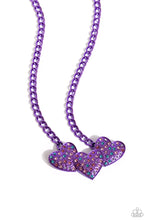 Load image into Gallery viewer, five-dollar-jewelry-low-key-lovestruck-purple-paparazzi-accessories
