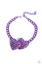 Load image into Gallery viewer, five-dollar-jewelry-lovestruck-lineup-purple-bracelet-paparazzi-accessories
