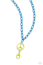 Load image into Gallery viewer, five-dollar-jewelry-tranquil-unity-blue-lanyard-paparazzi-accessories
