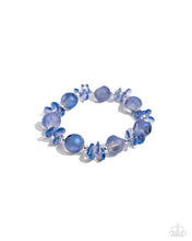 Load image into Gallery viewer, five-dollar-jewelry-lets-start-at-the-fairy-beginning-blue-bracelet-paparazzi-accessories
