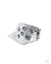 Load image into Gallery viewer, five-dollar-jewelry-starry-serenade-blue-ring-paparazzi-accessories
