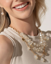 Load image into Gallery viewer, Open Door Jewelry - Cubed Cameo - Gold Necklace - Paparazzi Accessories
