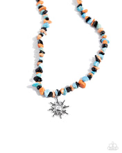 Load image into Gallery viewer, five-dollar-jewelry-dancing-in-the-sunlight-black-necklace-paparazzi-accessories
