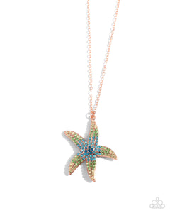 five-dollar-jewelry-starfish-staycation-copper-necklace-paparazzi-accessories