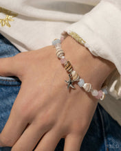 Load image into Gallery viewer, Open Door Jewelry - SAND-sational Statement - Pink Bracelet - Paparazzi Accessories
