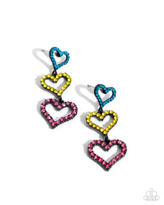 five-dollar-jewelry-sweetheart-succession-pink-post earrings-paparazzi-accessories