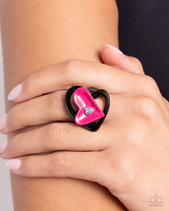 Open Door Jewelry - Cupid Celebration - Pink Ring - Paparazzi Accessories