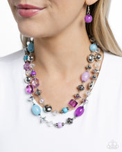 Load image into Gallery viewer, Open Door Jewelry - Playful Past - Purple Necklace - Paparazzi Accessories
