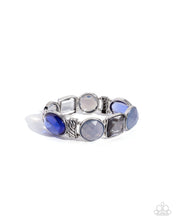 Load image into Gallery viewer, five-dollar-jewelry-glassy-generosity-blue-bracelet-paparazzi-accessories
