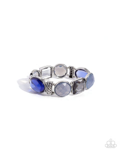 five-dollar-jewelry-glassy-generosity-blue-bracelet-paparazzi-accessories