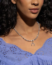 Load image into Gallery viewer, Open Door Jewelry - Trendy Trenchant - Silver Necklace - Paparazzi Accessories
