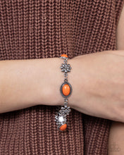 Load image into Gallery viewer, Open Door Jewelry - Earthy Estate - Orange Bracelet - Paparazzi Accessories
