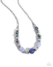 Load image into Gallery viewer, five-dollar-jewelry-refined-redux-blue-necklace-paparazzi-accessories
