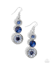 Load image into Gallery viewer, five-dollar-jewelry-dedicated-dalliance-blue-earrings-paparazzi-accessories
