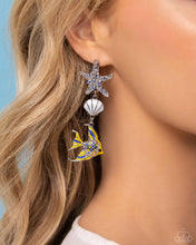 Load image into Gallery viewer, Open Door Jewelry - Under the Reef - Multi Post Earrings - Paparazzi Accessories
