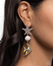 Load image into Gallery viewer, Open Door Jewelry - Under the Reef - Multi Post Earrings - Paparazzi Accessories
