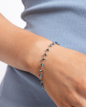 Load image into Gallery viewer, Open Door Jewelry - Chiseled Character - Blue Bracelet - Paparazzi Accessories
