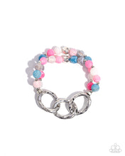 Load image into Gallery viewer, five-dollar-jewelry-hammered-haven-pink-bracelet-paparazzi-accessories
