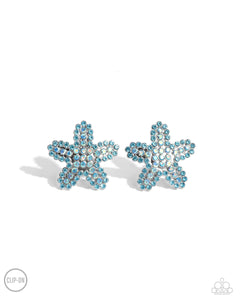 five-dollar-jewelry-starfish-serenade-blue-clip-on-paparazzi-accessories