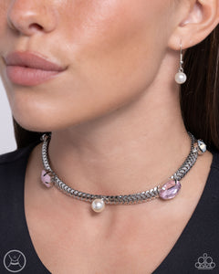 Open Door Jewelry - Classy Collectable - Pink Necklace - Paparazzi Accessories