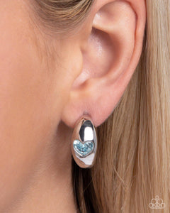 Open Door Jewelry - Perfect Point - Blue Earrings - Paparazzi Accessories