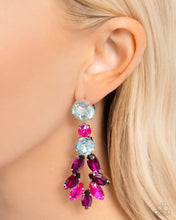 Load image into Gallery viewer, Open Door Jewelry - Cascading Cache - Multi Post Earrings - Paparazzi Accessories
