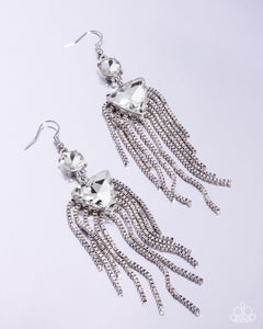 Open Door Jewelry - Maven Musings - White Earrings - Paparazzi Accessories