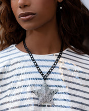 Load image into Gallery viewer, Open Door Jewelry - Stellar Selfie - Black Necklace - Paparazzi Accessories
