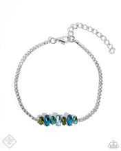 Load image into Gallery viewer, five-dollar-jewelry-feminine-faith-blue-bracelet-paparazzi-accessories
