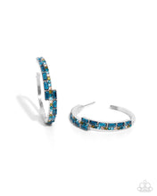 Load image into Gallery viewer, five-dollar-jewelry-ritzy-reputation-blue-earrings-paparazzi-accessories
