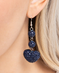 Open Door Jewelry - Vision in Shimmer - Blue Earrings - Paparazzi Accessories