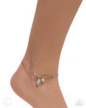 Load image into Gallery viewer, Open Door Jewelry - Coastal Character - Blue Anklet - Paparazzi Accessories
