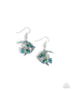 five-dollar-jewelry-fancy-free-fish-green-earrings-paparazzi-accessories