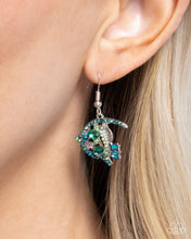 Load image into Gallery viewer, Open Door Jewelry - Fancy Free Fish - Green Earrings - Paparazzi Accessories
