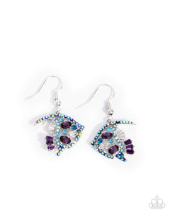 five-dollar-jewelry-fancy-free-fish-purple-earrings-paparazzi-accessories