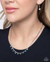 Load image into Gallery viewer, Open Door Jewelry - Conveying Charm - Blue Necklace - Paparazzi Accessories
