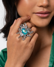 Load image into Gallery viewer, Open Door Jewelry - Artistic Movement - Blue Ring - Paparazzi Accessories
