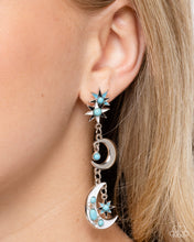 Load image into Gallery viewer, Open Door Jewelry - Stellar Serendipity - Blue Post Earrings - Paparazzi Accessories
