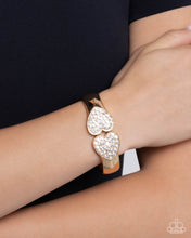 Load image into Gallery viewer, Open Door Jewelry - Romantic Rhapsody - Gold Bracelet - Paparazzi Accessories
