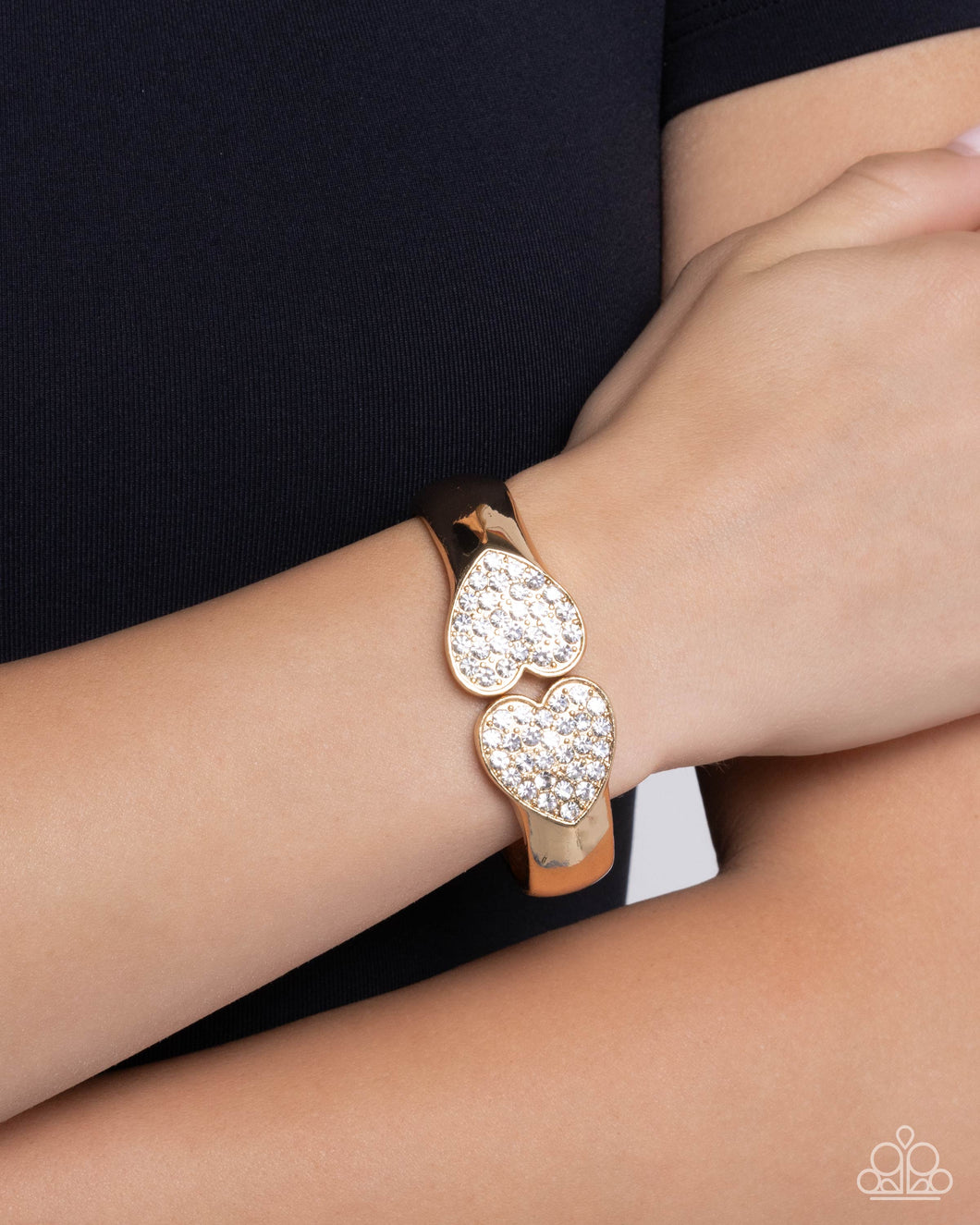 Open Door Jewelry - Romantic Rhapsody - Gold Bracelet - Paparazzi Accessories