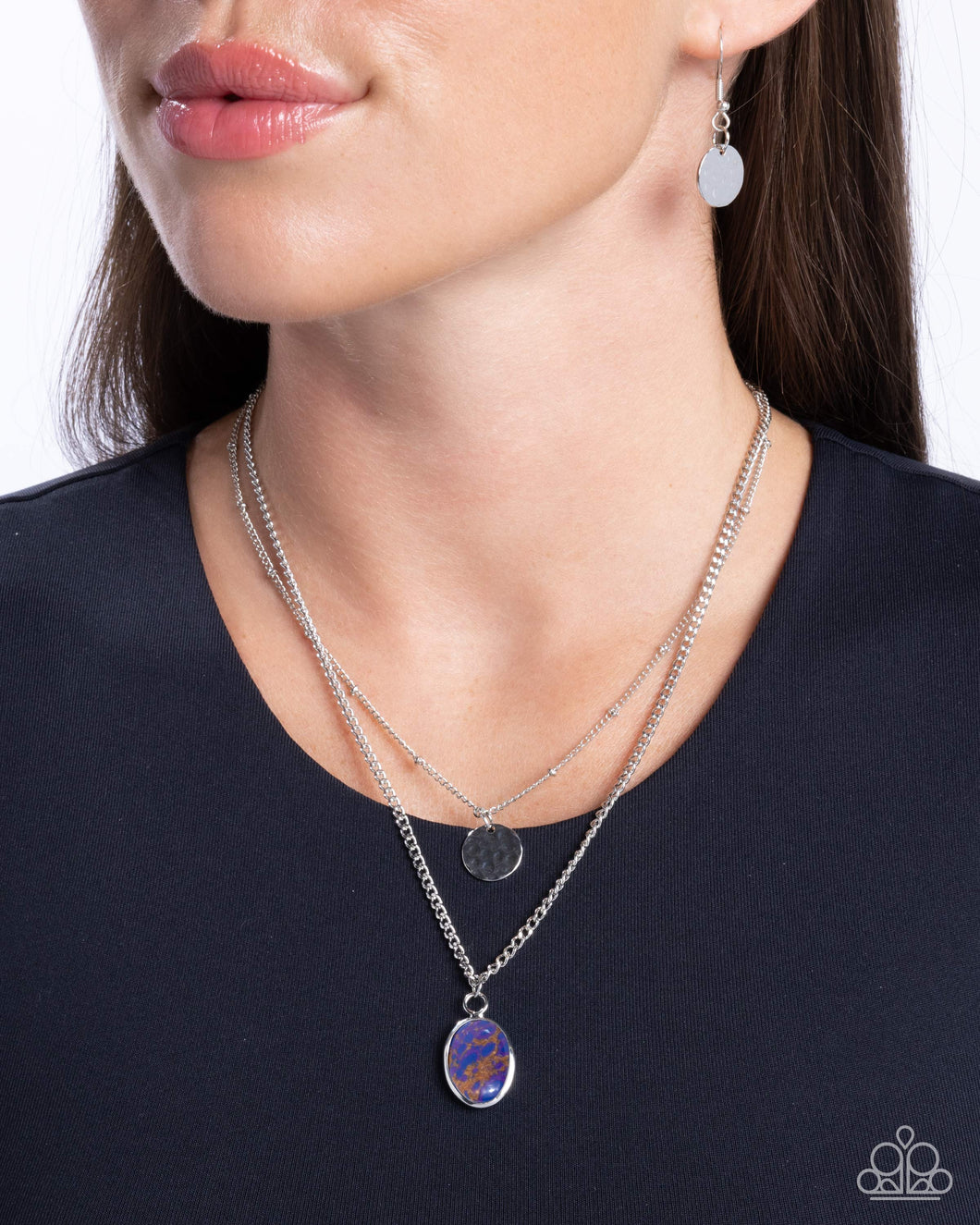 Open Door Jewelry - Dedicated Diva - Purple Necklace - Paparazzi Accessories