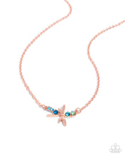 Load image into Gallery viewer, five-dollar-jewelry-dragonfly-deed-copper-necklace-paparazzi-accessories
