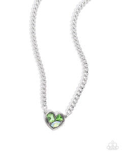 five-dollar-jewelry-tasteful-triad-green-necklace-paparazzi-accessories