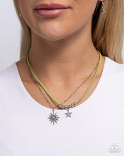 Load image into Gallery viewer, Open Door Jewelry - Stellar Sojourn - Green Necklace - Paparazzi Accessories

