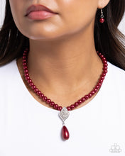 Load image into Gallery viewer, Open Door Jewelry - Eternal Elegance - Red Necklace - Paparazzi Accessories
